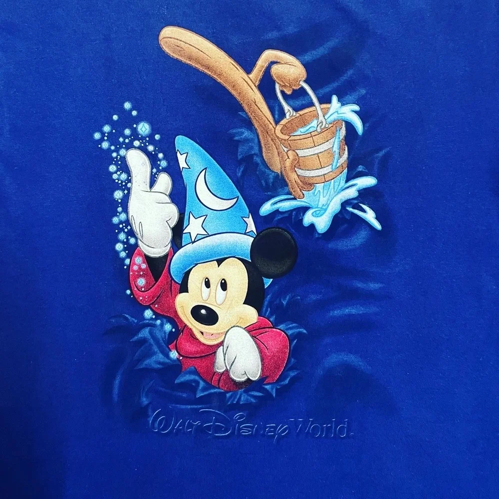 HANES- WALT DISNEY WORLD DISNEY MAGICAL MICKY MOUSE GRAPHIC UNISEX T-SHIRT - Picture 7 of 8